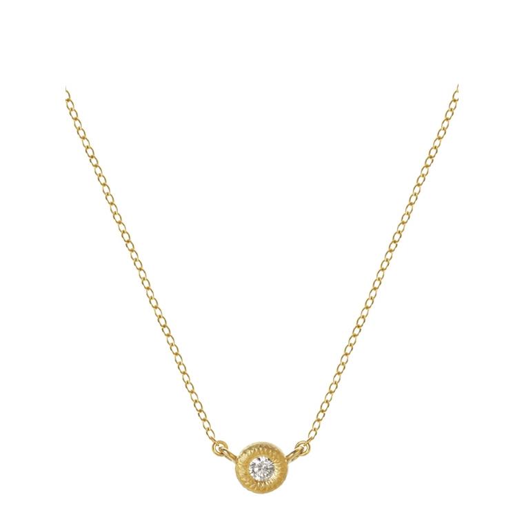 Dulong Glory Halskæde M. 1 Brillant, 18K Guld